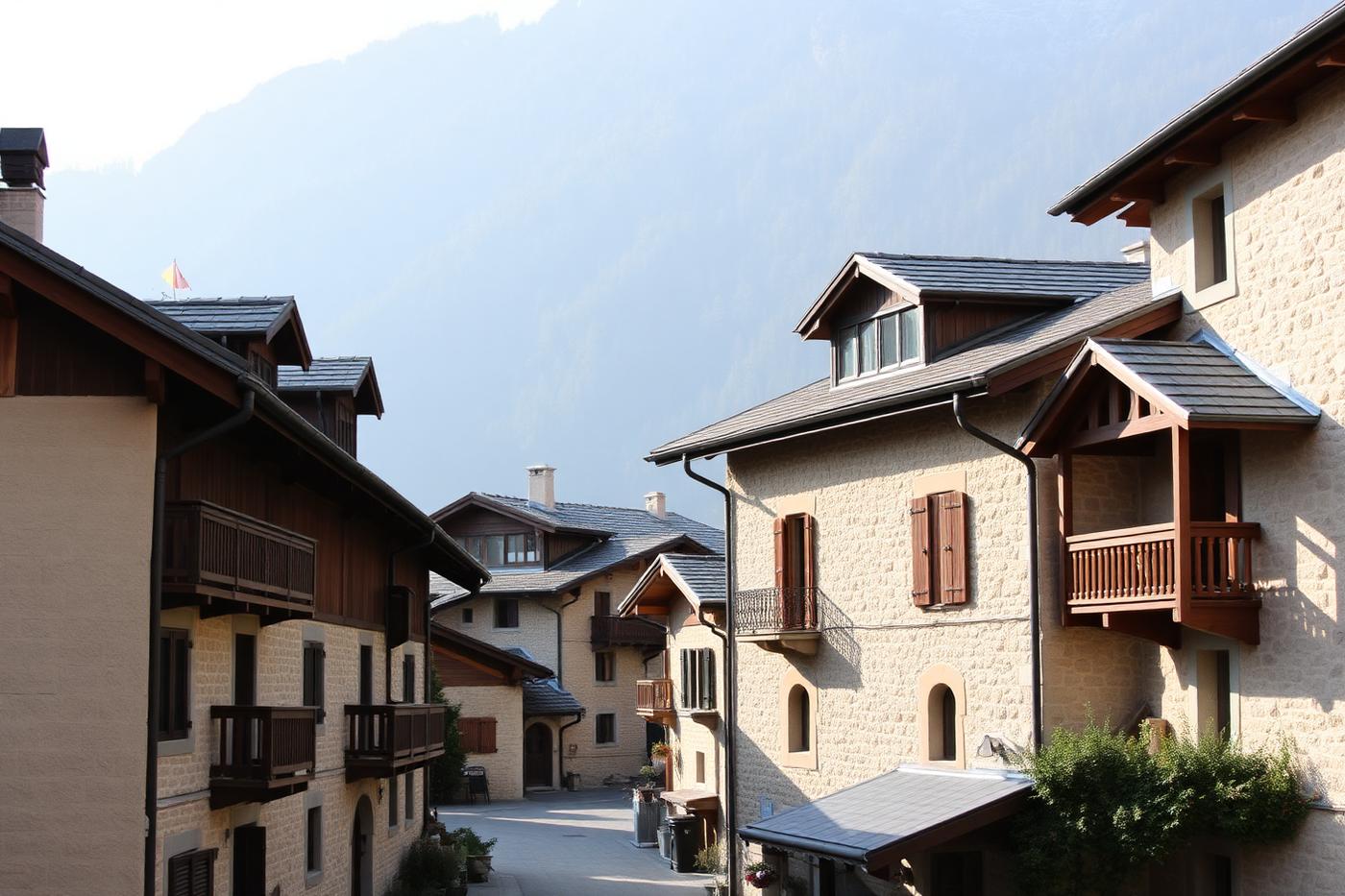 Sauze di Cesana, il borgo di partenza